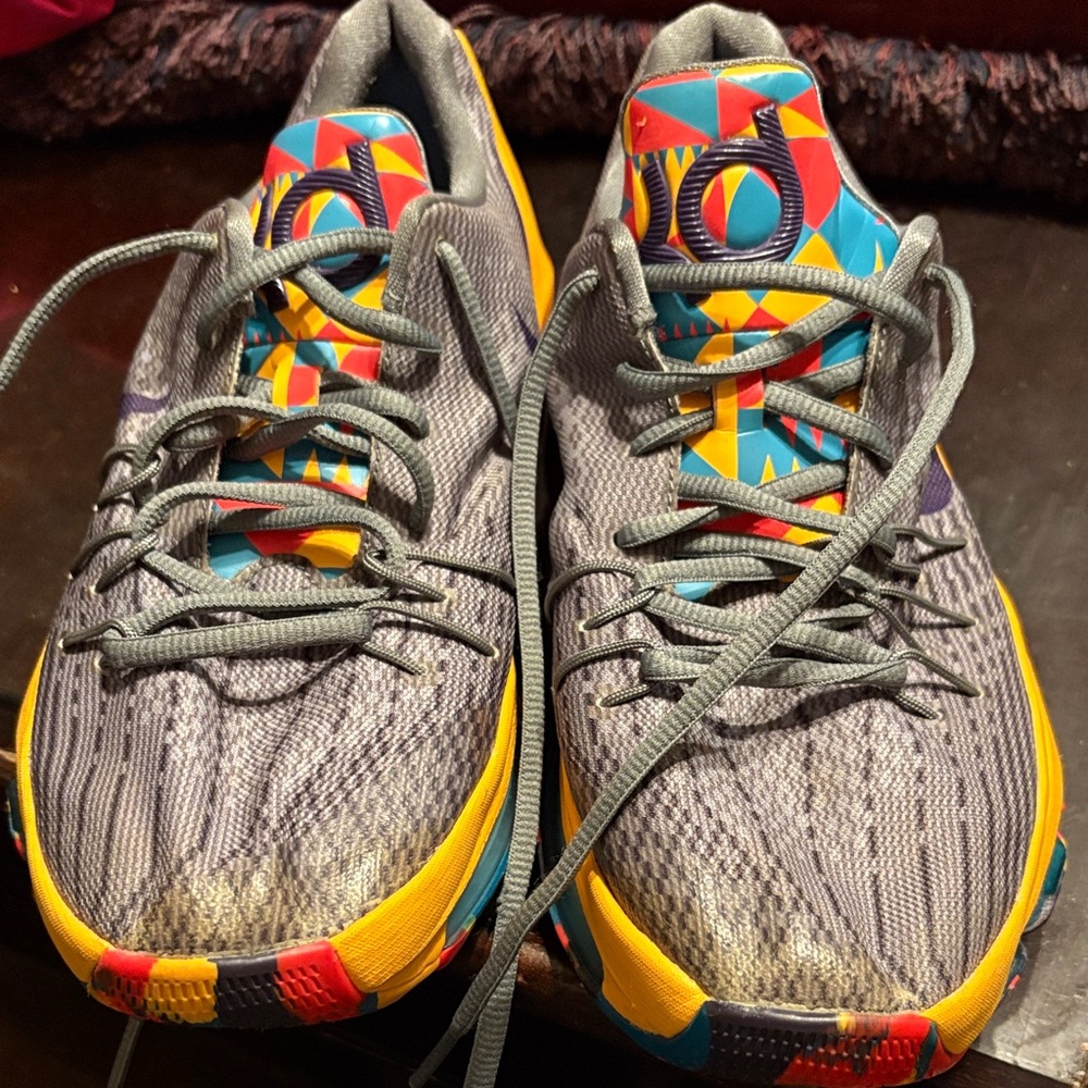 Nike Gray Multicolor Sneakers